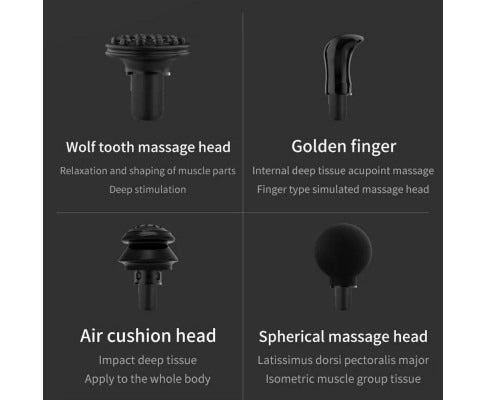 8 Heads Percussion Massage Gun