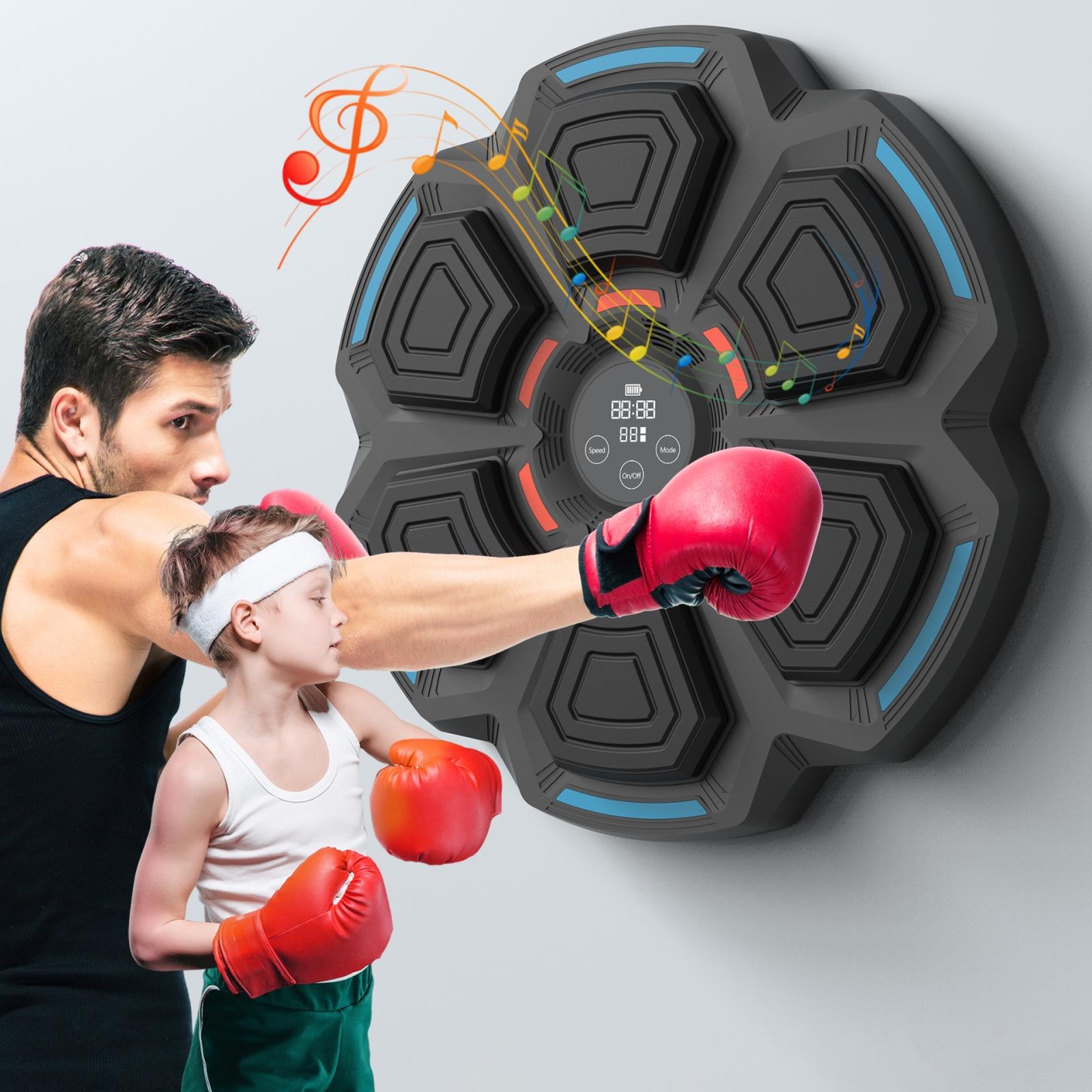 Adjustable 9-Speed Bluetooth Music Boxing Machine With Lights