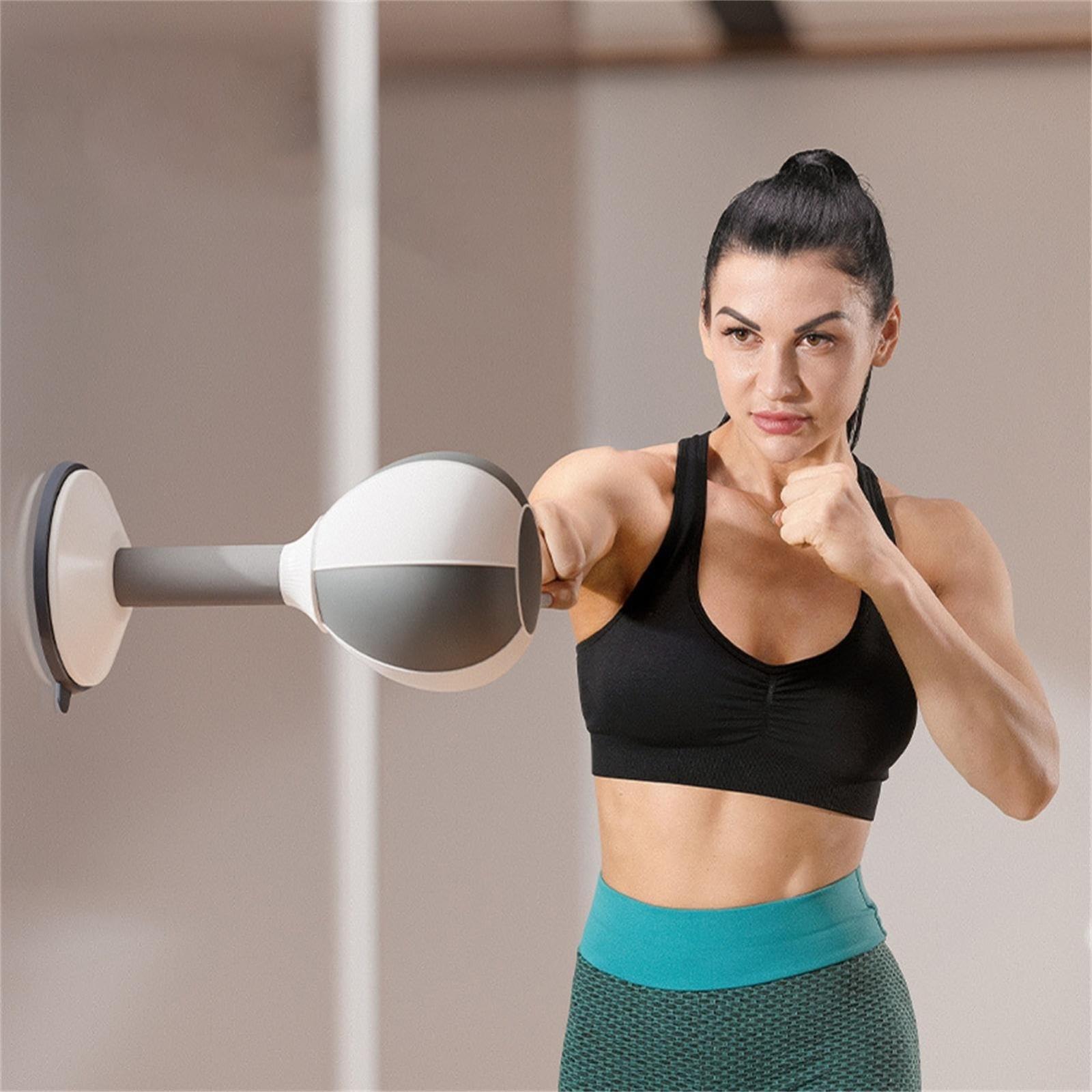 Adjustable 2-In-1 Sit-Up Boxing Ball Stand With Punching Bag