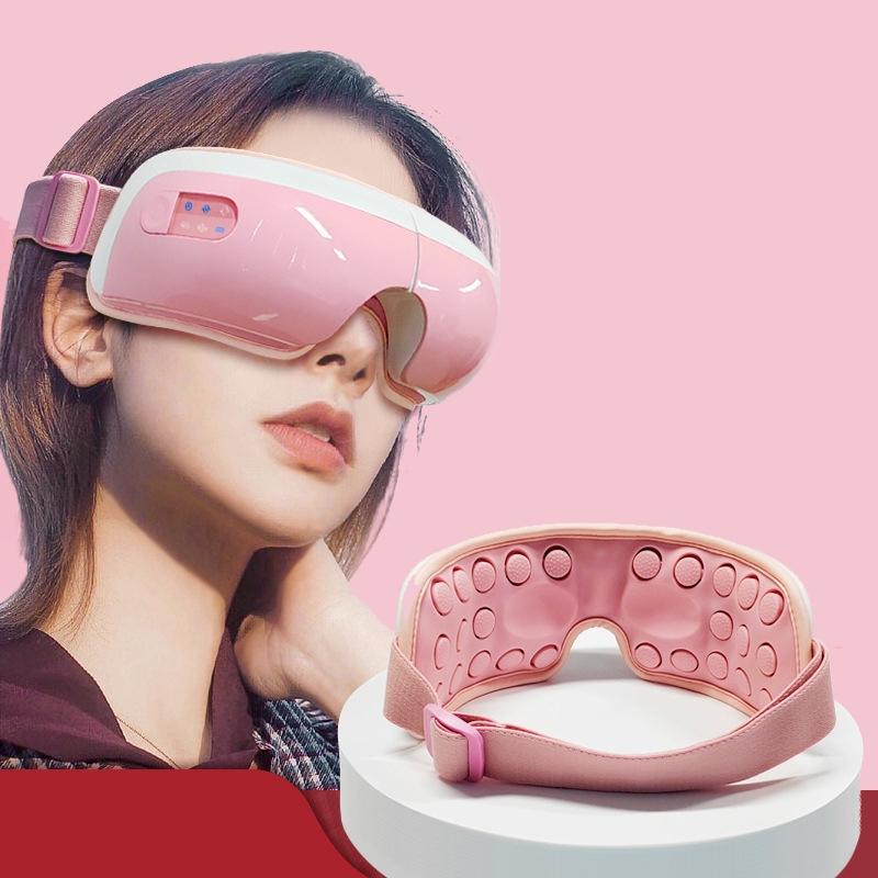 Adjustable Eye Massager With Hot Compress