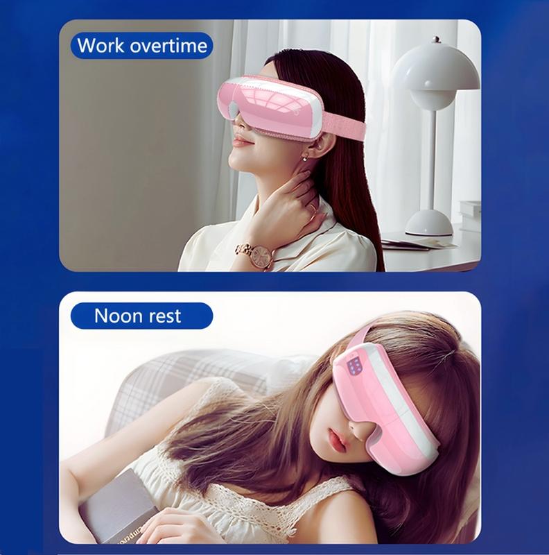 Adjustable Eye Massager With Hot Compress
