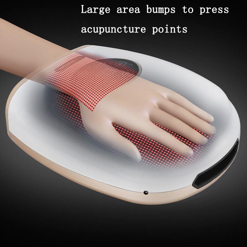 Hand and Finger Joint Massager with Air Compression and Acupressure Therapy