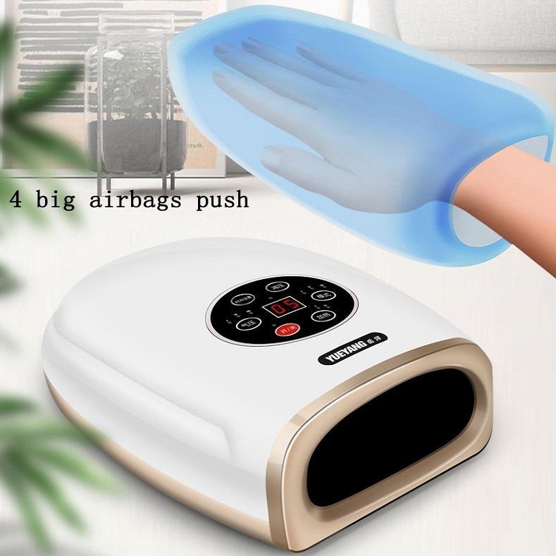 Hand and Finger Joint Massager with Air Compression and Acupressure Therapy