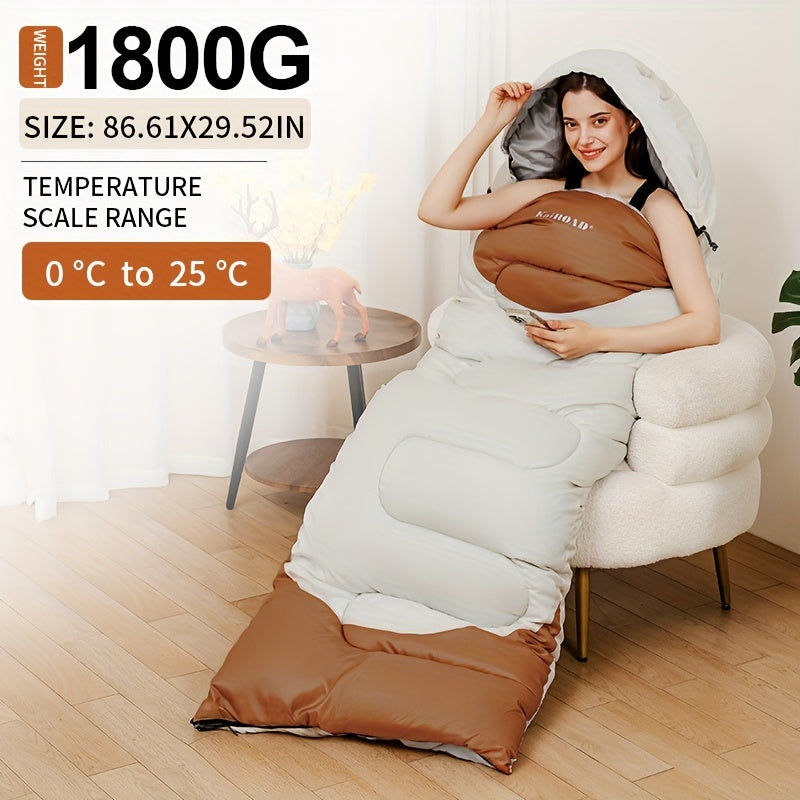 Extra Wide Mummy Sleeping Bag