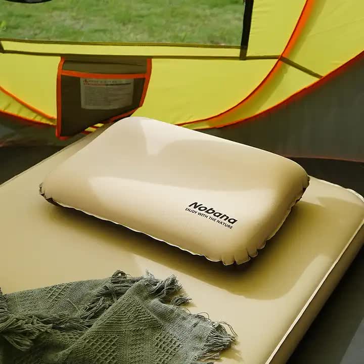 Automatic Inflatable 3D Outdoor Sponge Pillow
