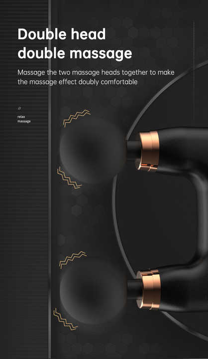 Dual-Head Mini Massage Gun