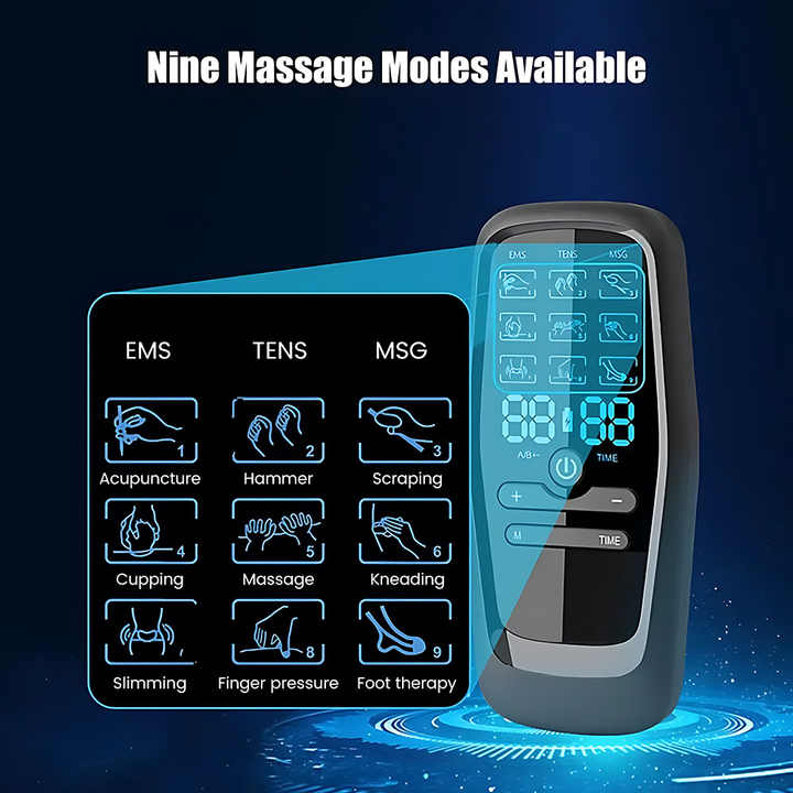 Dual Output EMS/TENS Massage Device