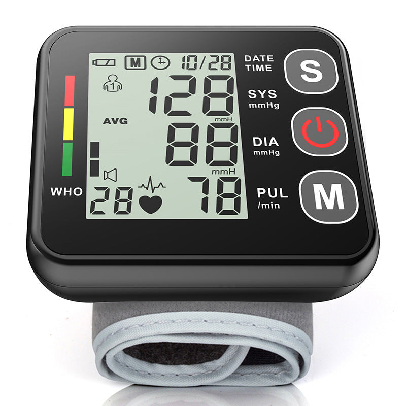 Compact Digital Wrist Blood Pressure Monitor