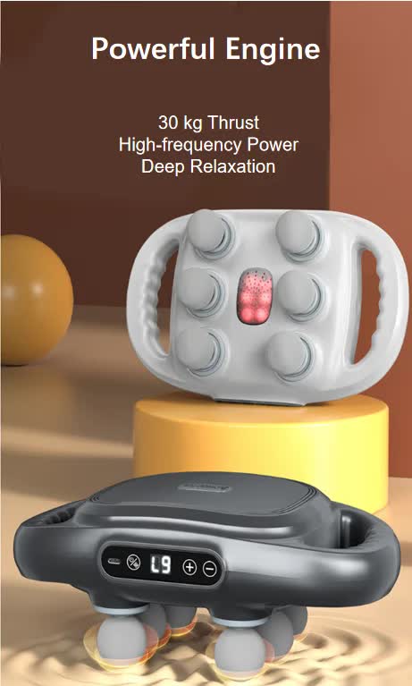 Advanced 6-Head Percussion Massager with Heat