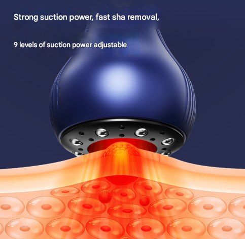 Electric Meridian Scraping Massager with Air Release Valve