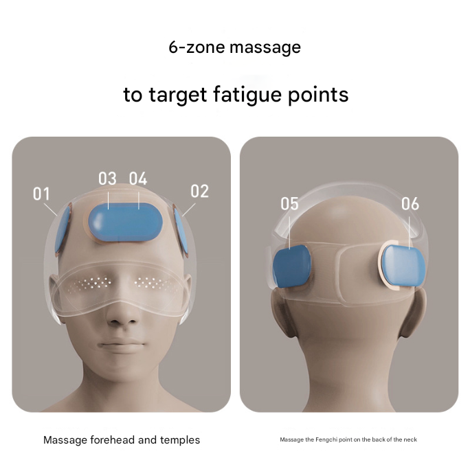 6-Zone Head and Scalp Massager