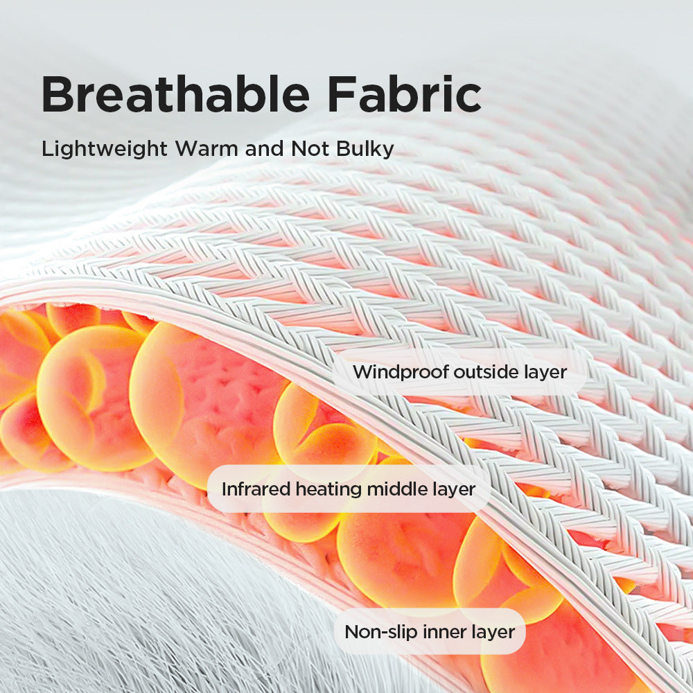 Rechargeable Electric Heating Ankle Brace with Vibration Massage