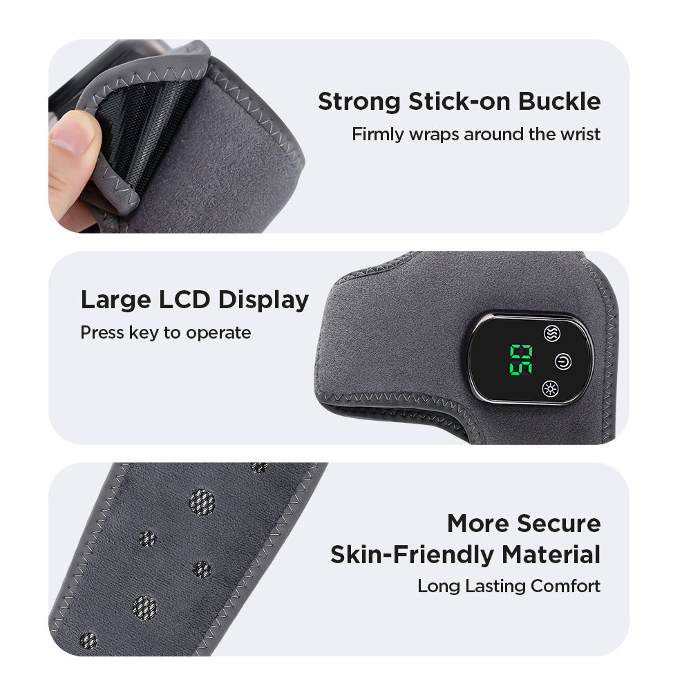 Rechargeable Electric Heating Ankle Brace with Vibration Massage
