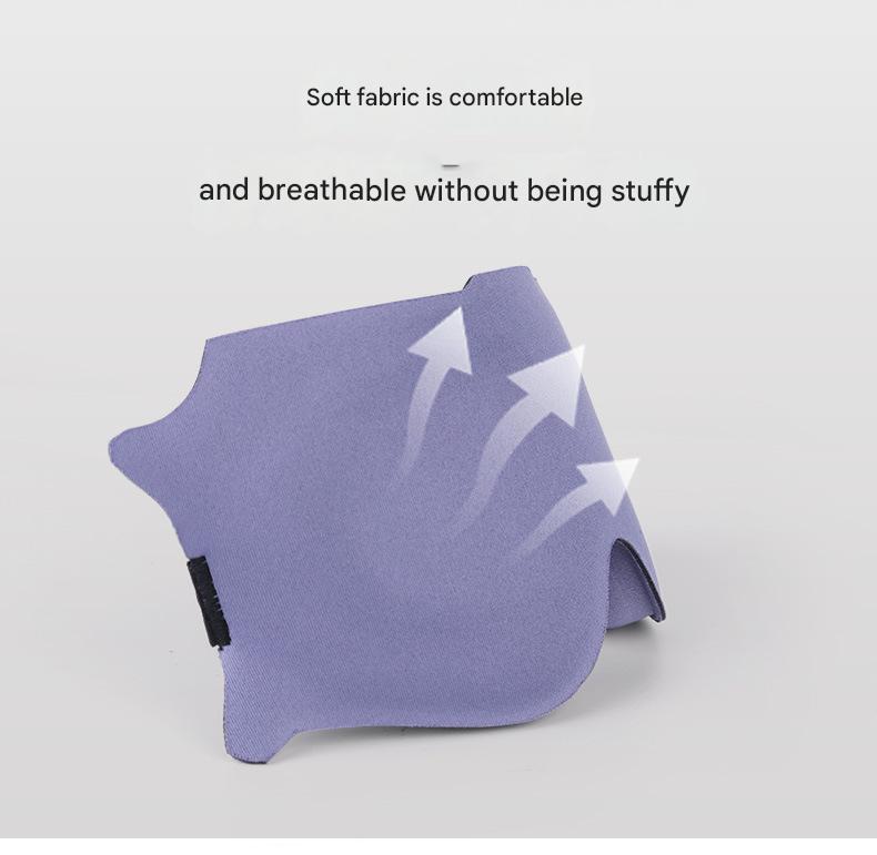 3pc 6D Contoured Zero-Pressure Sleep Mask