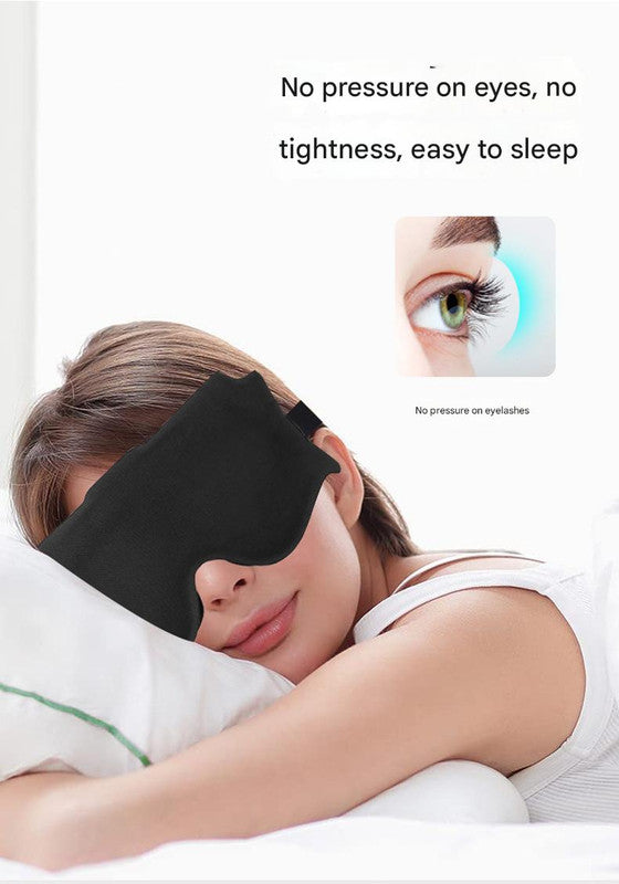 3pc 6D Contoured Zero-Pressure Sleep Mask