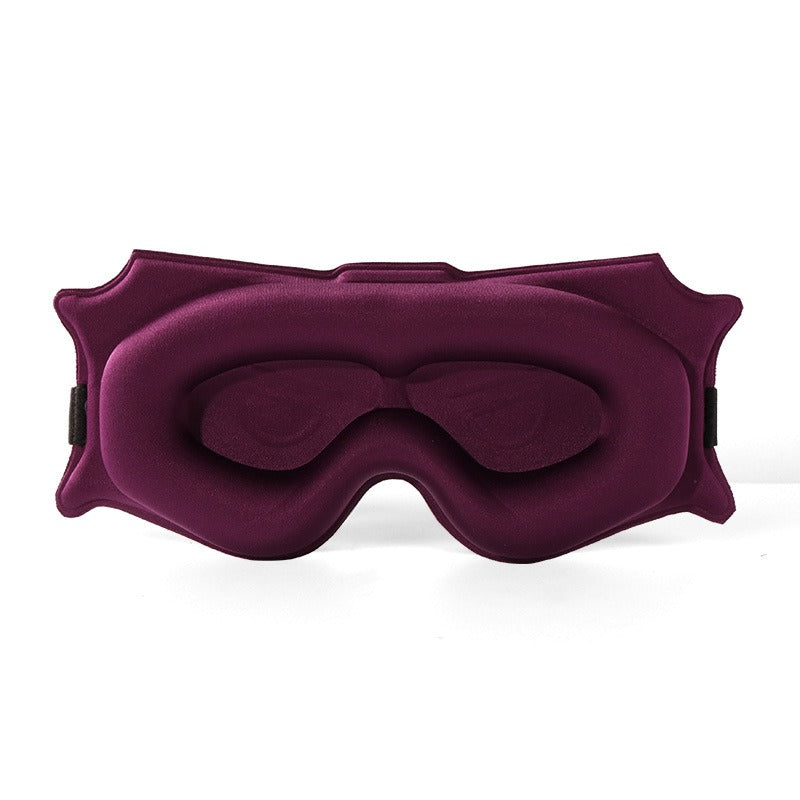 3pc 6D Contoured Zero-Pressure Sleep Mask