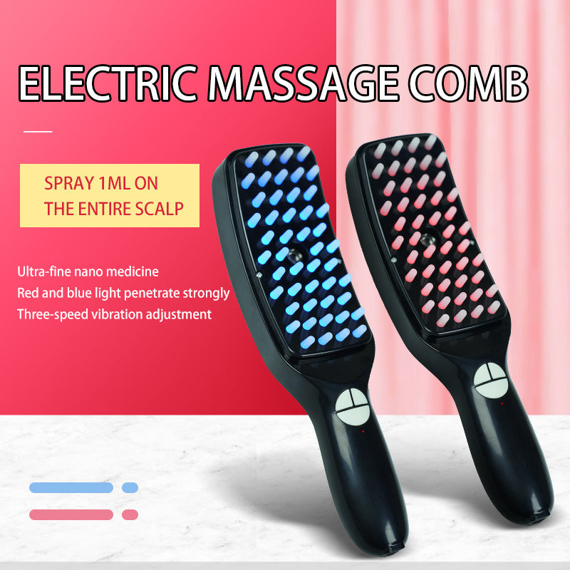 LED Therapy Scalp Massager Comb