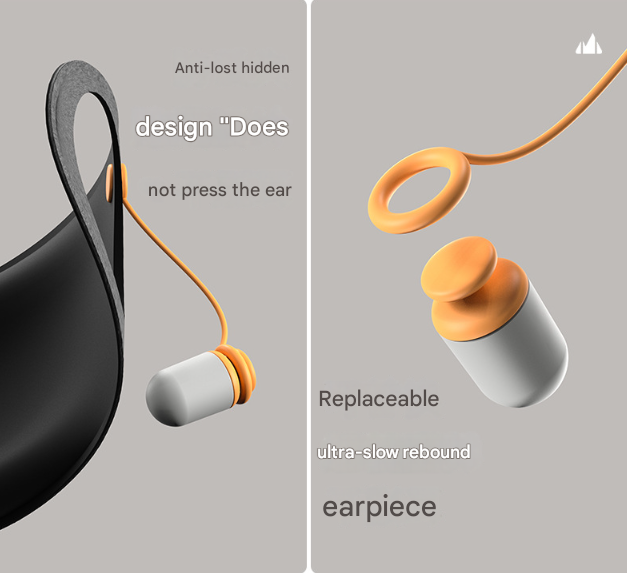 2-in-1 Blackout Sleep Mask with Earplugs for Travel and Home