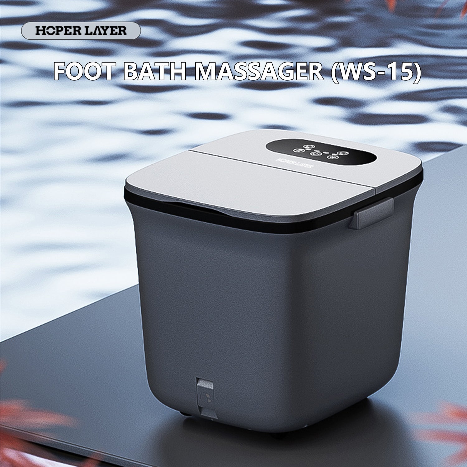 Circulating Heating Foot Spa Bath Massager