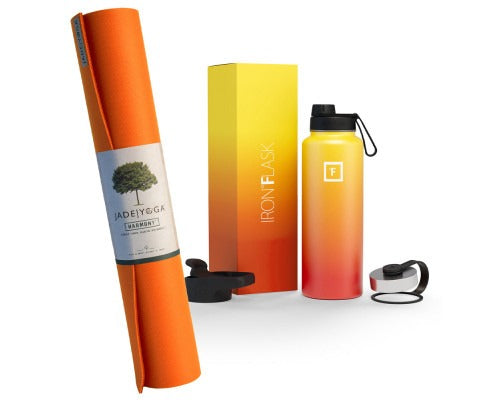 Yoga Mat & Iron Flask Bundle