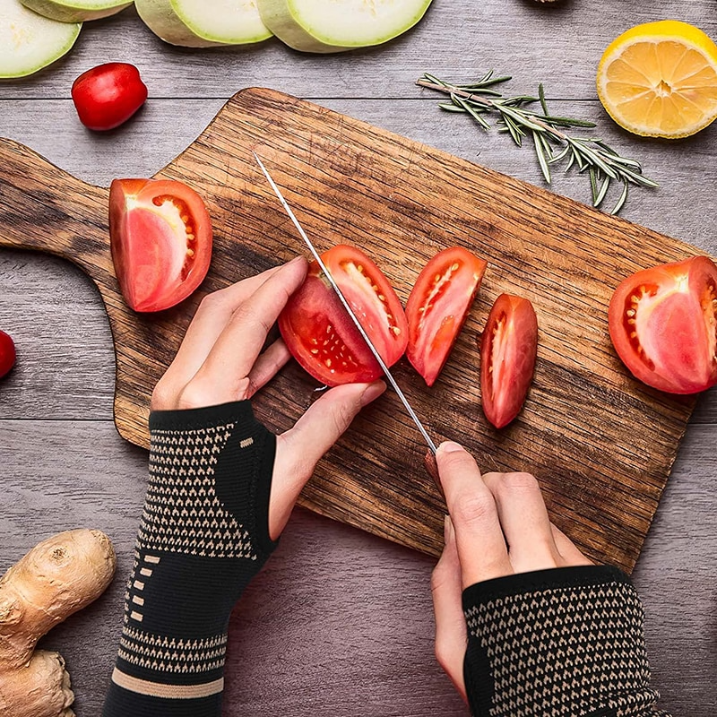 Copper Wrist Compression Sleeve