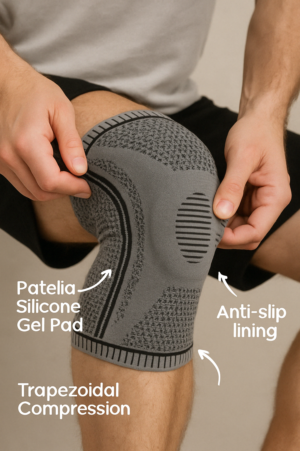 Silicone Knee Compression Brace