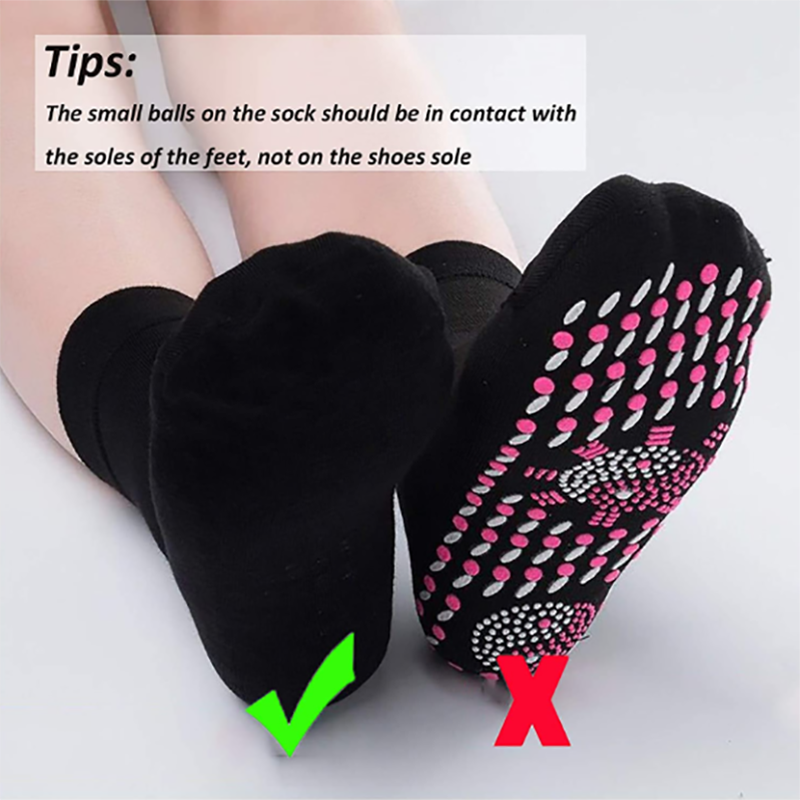 Self-Heating Magnetic Socks