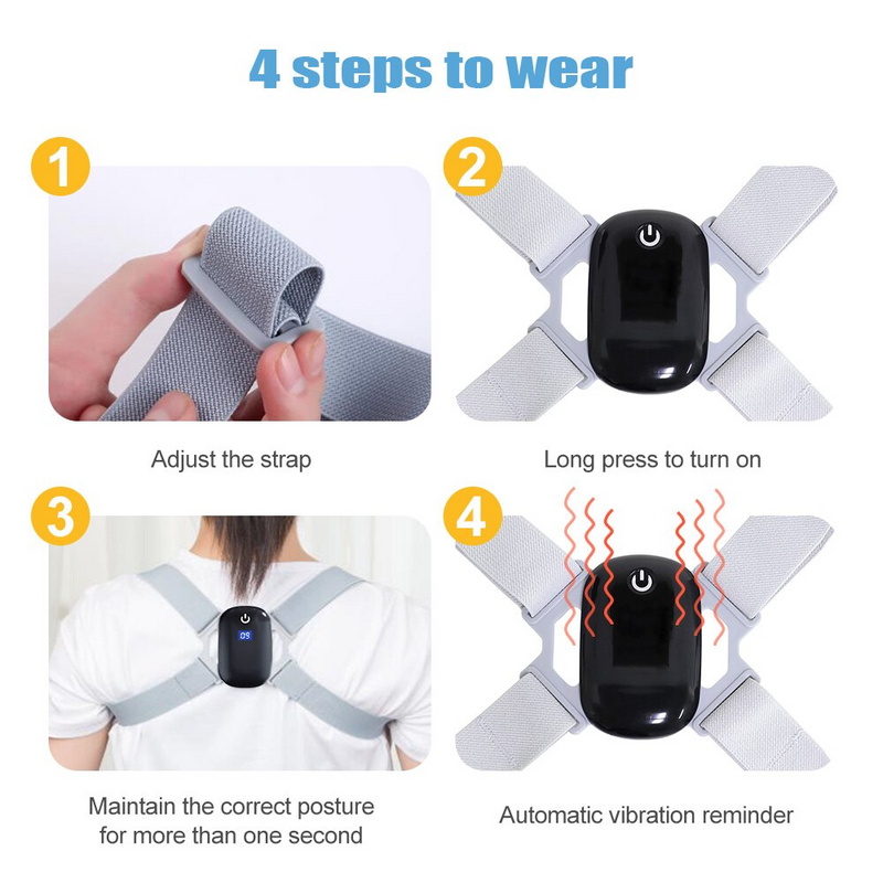 Smart Posture Correction Belt with Sensor