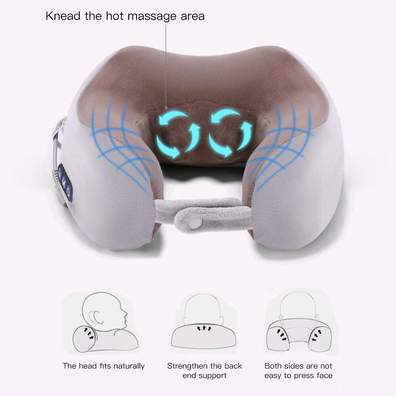 Cushion Shiatsu Neck Massager Pillow