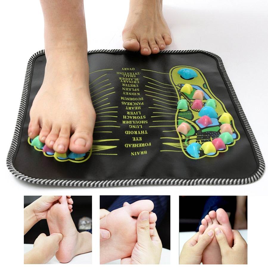 Reflexology Walk Stone Road Foot Massage Mat