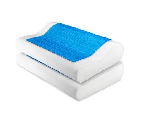 Cooling Gel Contoured Memory Foam Pillow