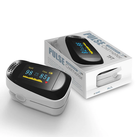 Portable Finger Pulse Oximeter Blood Oxygen Monitor