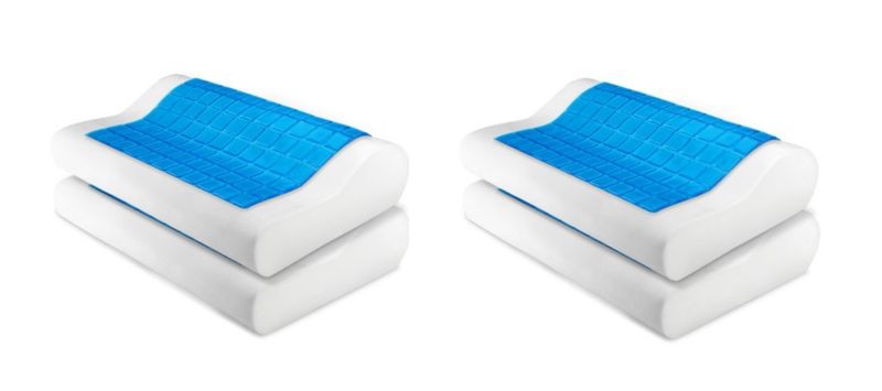 Cooling Gel Contoured Memory Foam Pillow