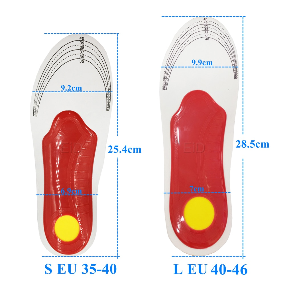 Orthotic Gel Insoles for Plantar Fasciitis